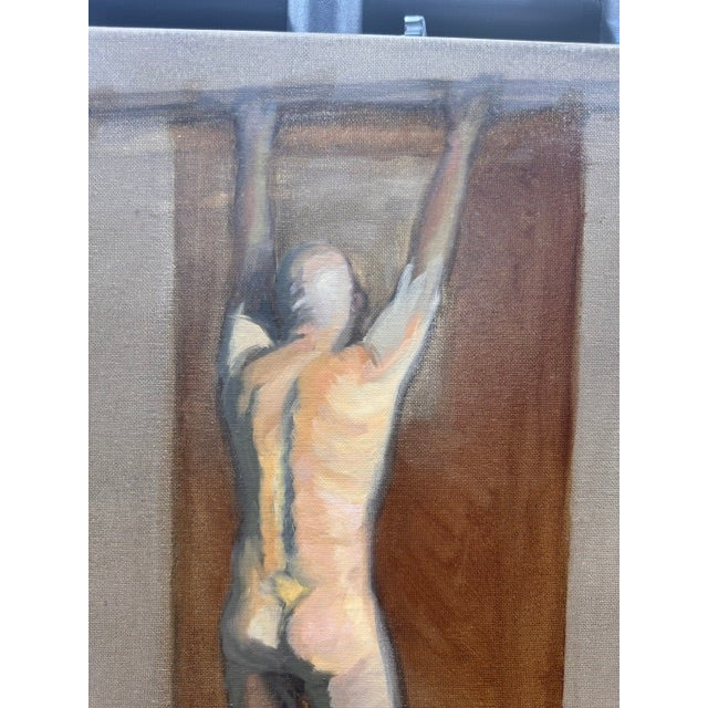 John at the Threshold, Oil on Canvas, by Kathleen Varadi For Sale In Savannah - Image 6 of 8