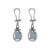 Contemporary 3.43ctt Oval Emerald & Diamond Drop Necklace 18-Karat White Gold, A Pair For Sale - Image 3 of 3