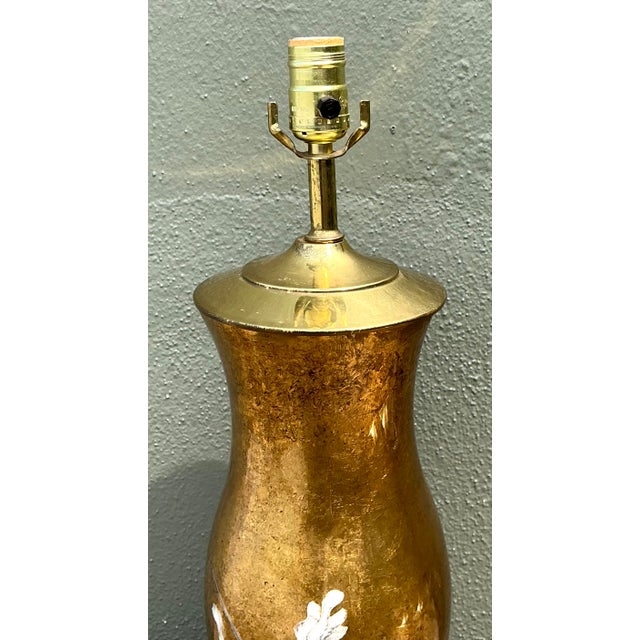 Vintage Italian Eglomise Knight Lamp For Sale In West Palm - Image 6 of 12