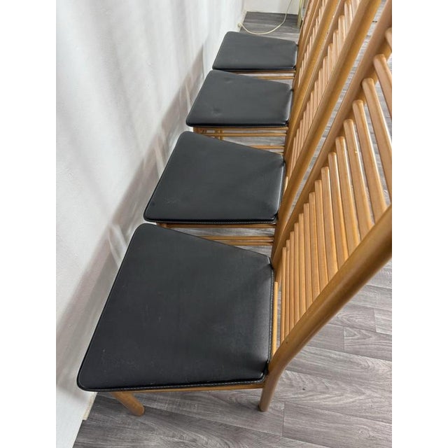 Ladder Back Dining Chairs, Italy, 1980, Set of 4 For Sale - Image 12 of 14