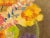 R. Anderberg, Colorful Bouquet of Flowers, 1938, Acrylic on Plate, Framed For Sale - Image 6 of 10