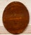 Green Vintage 1930s Beveled Oval Mirror Hand Painted Naive Folk Art Frame For Sale - Image 8 of 12
