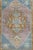Measures: 1'9 x 2'11 Vintage Turkish Oushak Rug in Sky Blue, Lavender and Cognac Brown. Keivan Woven Arts / Rug/EN-216,...