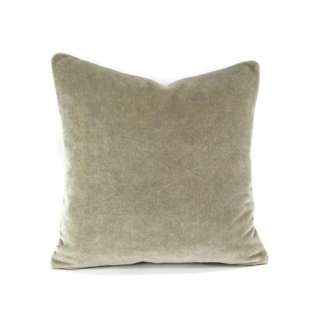 Mario Sirtori Alpaca Mohair Gray Pillow Cover For Sale In Portland, OR - Image 6 of 6