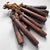 Antique Japanese Loom Weights in Wood, 1900s, Set of 11 For Sale - Image 9 of 10