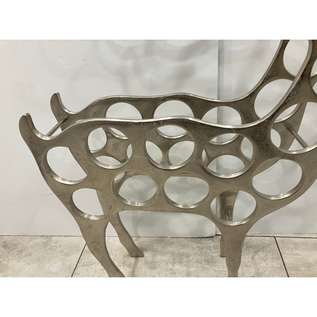 1990s Reindeer Wine Rack For Sale In Boston - Image 6 of 7