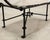 Charcoal Neoclassical Style Horned Aluminum Bench After Diego Giacometti For Sale - Image 8 of 18