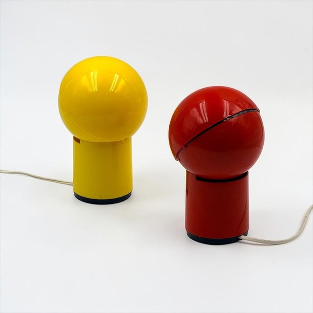 Space Age Sfera Notte Table Lamps from Gagiplast, 1970s, Set of 2 For Sale - Image 11 of 17