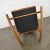 Vintage Mid-Century Modern Rocker Rocking Chair Oak With High Back Original Upholstery For Sale - Image 9 of 13