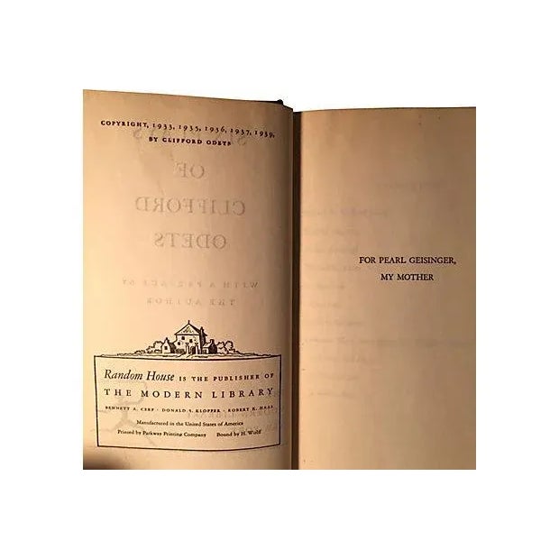 Six Plays of Clifford Odets 1939 For Sale - Image 4 of 5