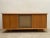 Large Brutalist Style Sideboard with Slatted Front by De Coene, 1940s, Belgium For Sale - Image 4 of 9