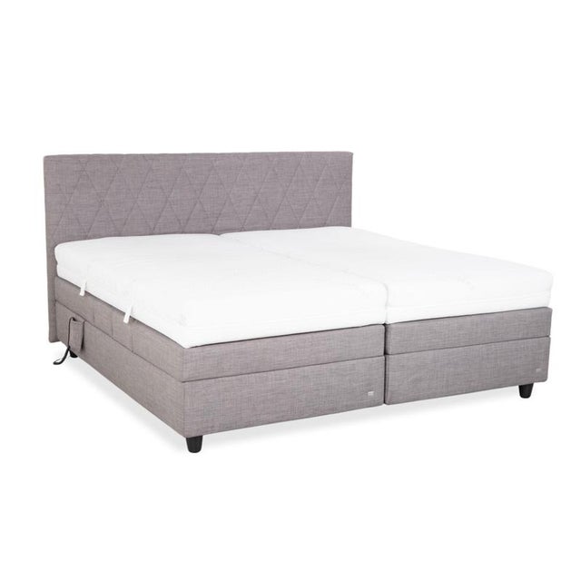 Ruf Box Spring Bed in Grey Fabric For Sale - Image 17 of 17