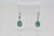 Emerald Diamond 18k Earrings - 2 Pieces For Sale - Image 9 of 9