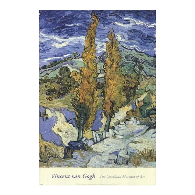 Vincent Van Gogh Poplars on a Hill, 1992 Lithograph For Sale