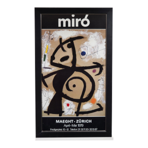 1979 Joan Miró Galerie Maeght Limited Edition Offset Lithograph