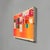 Italian Modern Geometrical Silkscreen Print with Collage on Paper, 1970s, 1970s, Wood & Paper For Sale - Image 3 of 18