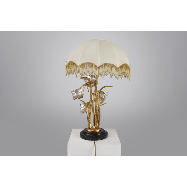 Hollywood Regency Hollywood Regency Theatrical Table Lamp from Galeotti, Italy, 1970s For Sale - Image 3 of 15