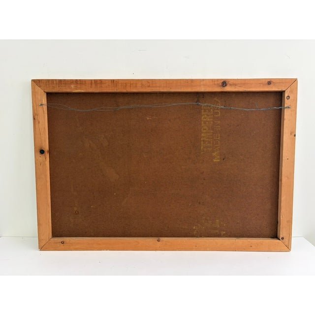 Large Vintage Folk Art Dog Portrait – Oil on Panel, Signed K. Hines 1970 For Sale - Image 15 of 17