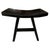 Sleek minimalist bench. Hand made from a single slab of reclaimed teak wood and finished with an espresso stain revealing...