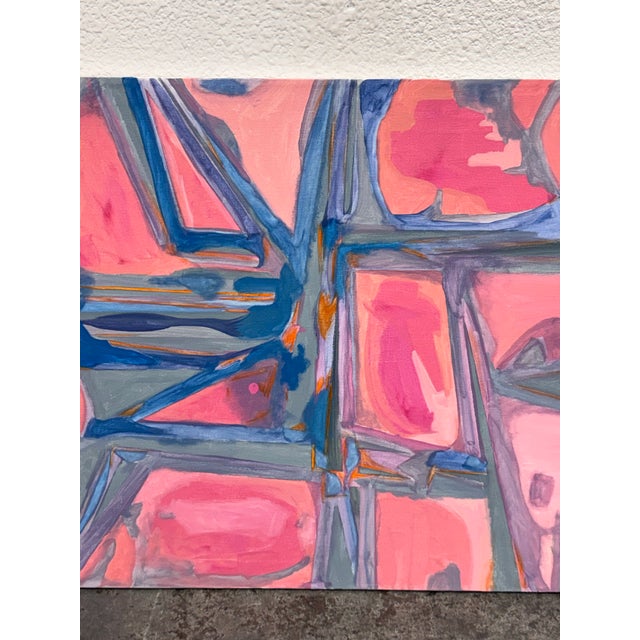 Abstract Acrylic on Canvas Painting, Circa 2010 For Sale In San Francisco - Image 6 of 12
