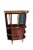 Wood Mahogany and Mahogany Veneer Half-Moon Shaped Cabinet, 1890s For Sale - Image 7 of 8