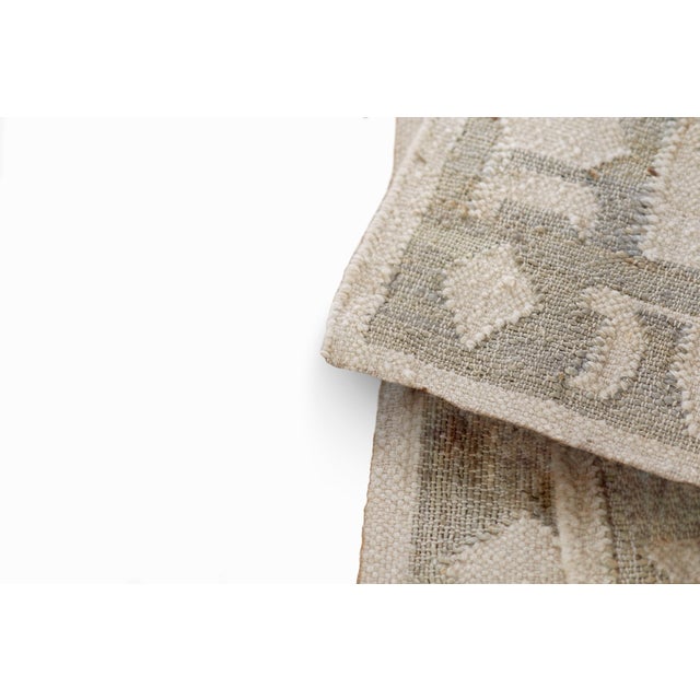 Momeni Nirvana Blue Hand Woven 2'3" X 8' Runner For Sale - Image 9 of 10