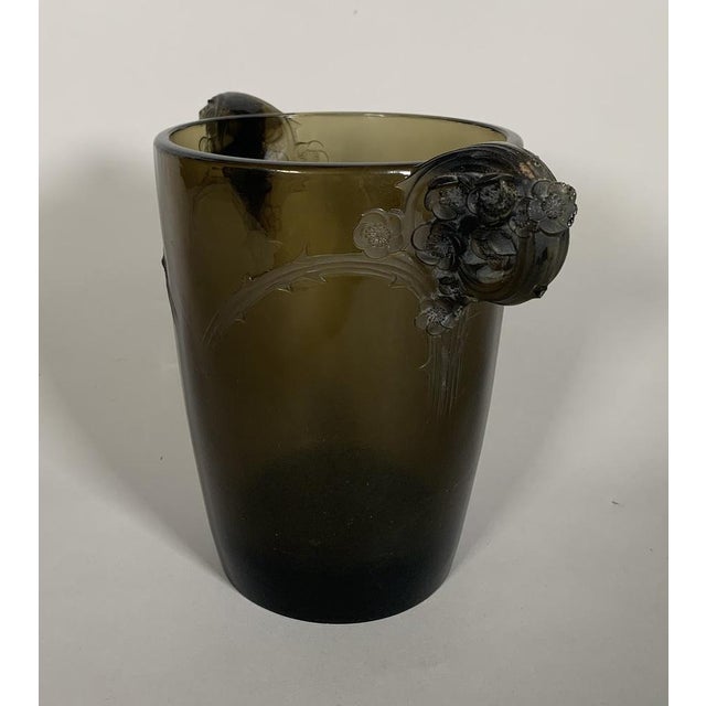 René Lalique Vintage Art Deco Chamarande Vase by René Lalique for Lalique, 1926 For Sale - Image 4 of 10