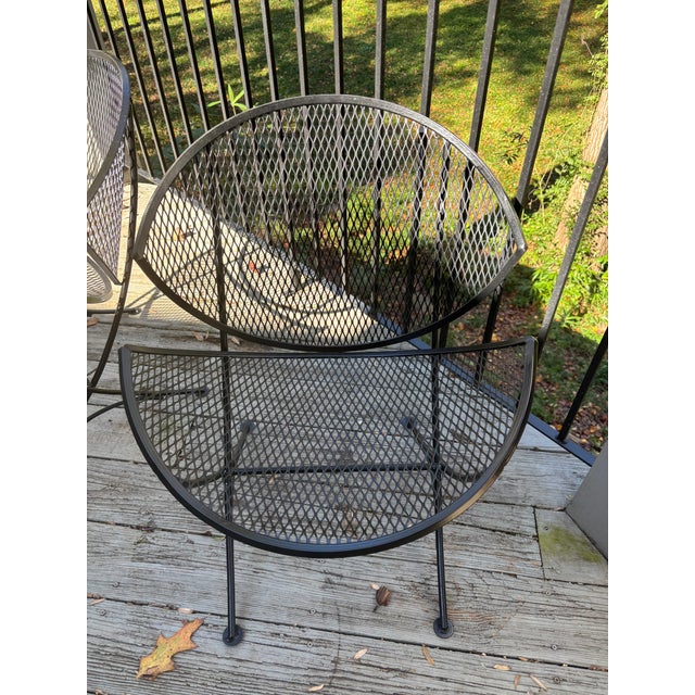 Mid 20th Century Tempestini Orange Slice Chairs, a Restored Pair For Sale - Image 5 of 9