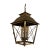 The Federalist Brass Four Bulb Hanging Lantern For Sale