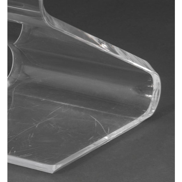 Early 21st Century Clear Acrylic "Z" Chair For Sale - Image 5 of 7