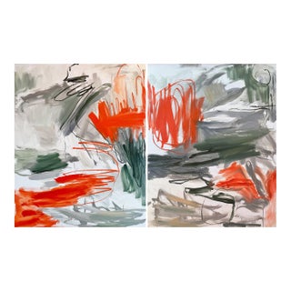 Afterglow (Diptych) — 60x96 For Sale