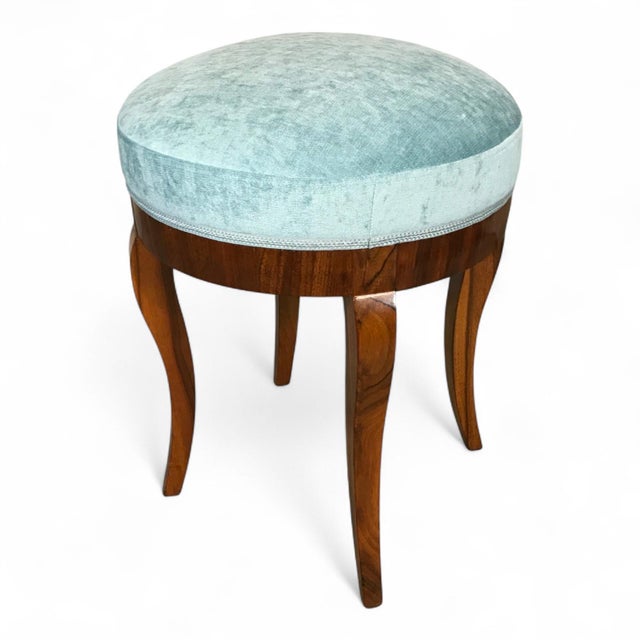 Biedermeier Pair of Biedermeier Stools, Germany 1820 For Sale - Image 3 of 5