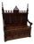 Antique Neo-Gothic Chest Bench, 1880 For Sale