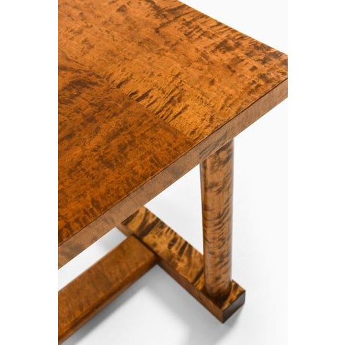 1920s Library Table in Birch from Carl Malmsten, 1920s For Sale - Image 5 of 12