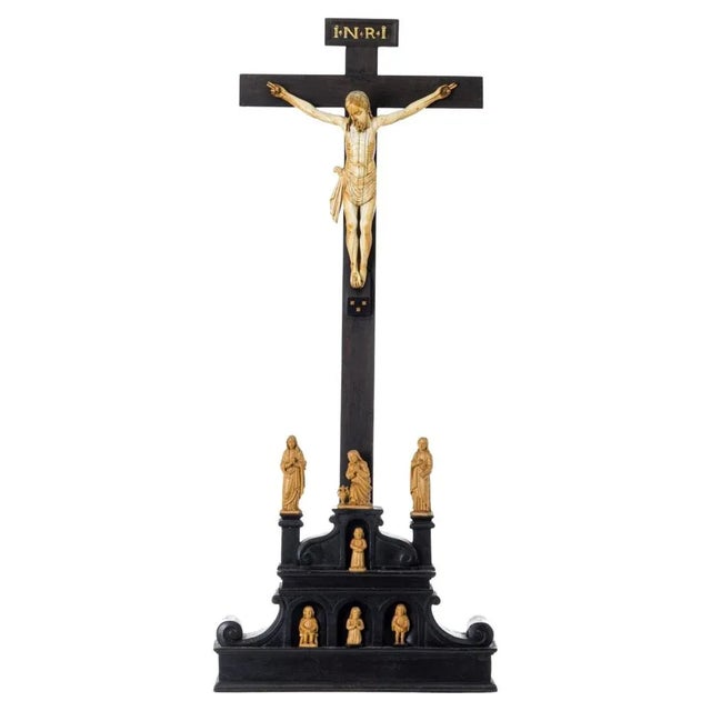 Indo-Portuguese Crucified Jesus Christ, 17th Century For Sale - Image 6 of 6