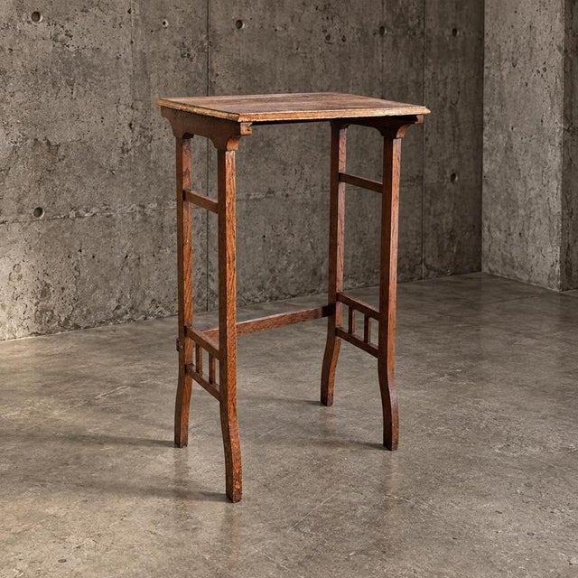 2000 - 2009 Arts and Crafts Nesting Table Set, 1950s, Set of 3 For Sale - Image 5 of 12