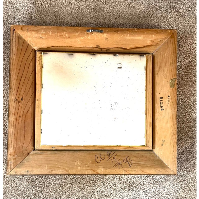 Japanese Utamaro Antique Farmed Kimono Fabric “ Woman Powdering Her Neck” - Framed For Sale - Image 3 of 7