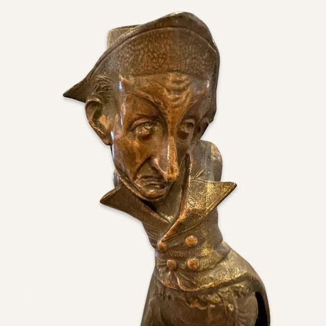 Early 19th Century Spelter Metal Political Satire Figurines- 2 Pieces For Sale - Image 4 of 7