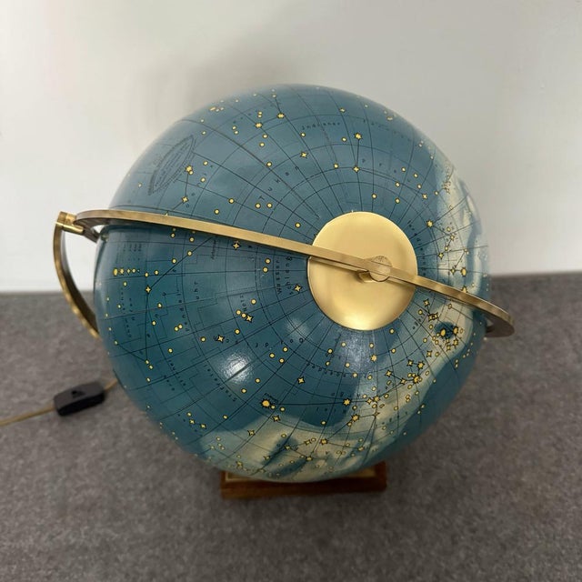 Metal Cardanic Celestial Globe from Columbus For Sale - Image 7 of 11