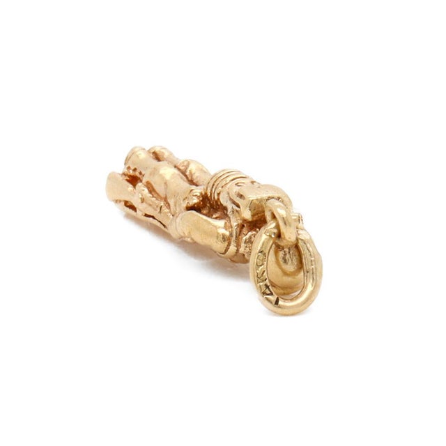 Vintage 14k Gold Figural u.s. Army Soldier Charm for a Bracelet For Sale - Image 10 of 13