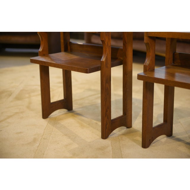 1960s Bedside Tables by Guillerme and Chambron for Votre Maison, 1960s, Set of 2 For Sale - Image 5 of 13