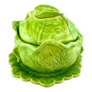Vintage Mid Century Holland Mold Cabbage Tureen With Underplate