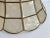 Mid Century Wicker Turtle Lamp & Shell Shade For Sale - Image 11 of 12