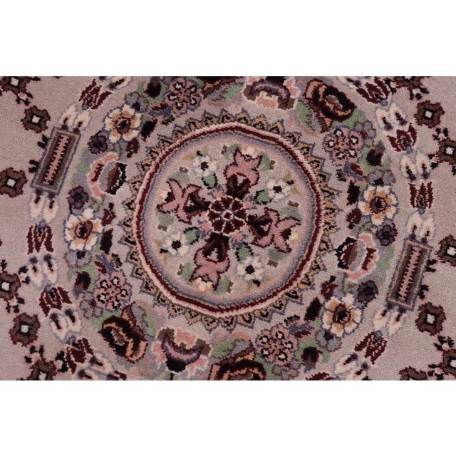 Shabby Chic Pak-Persian Gray/Gray Wool Rug - 2'1'' X 3'3'' For Sale - Image 4 of 9