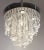 Mid 20th Century Waldorf Astoria Round Crystal Satin Nickel Chandelier For Sale - Image 11 of 11
