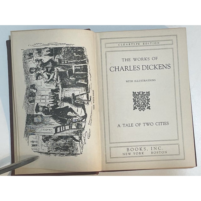 Metal Antique Charles Dickens Books - Set of 13 For Sale - Image 7 of 10