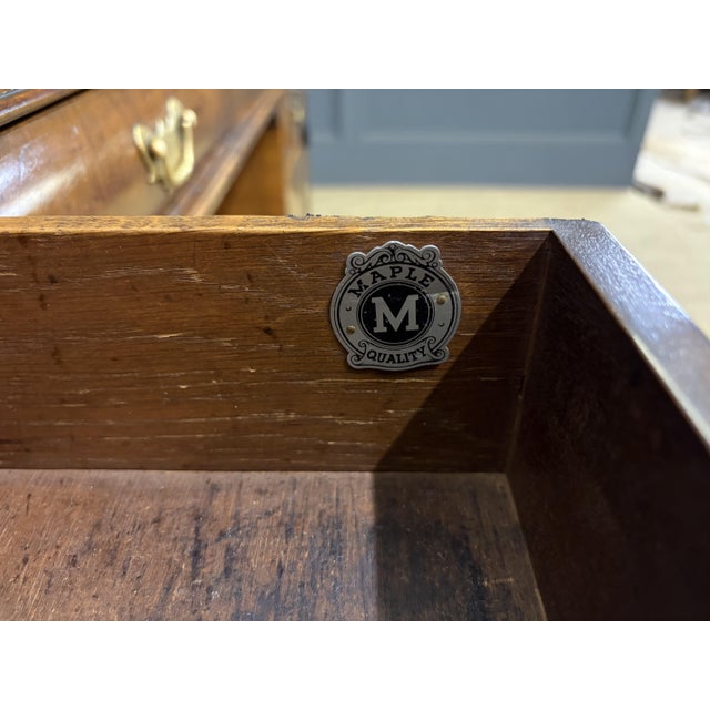 Burr Walnut Partners Pedestal Desk from Maple & Co., 1920s For Sale - Image 6 of 18