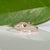Alexandrite Ring With Earth-Mined Diamond Accents: Solid 14k Gold, Trillion 5mm, Size 6.75 For Sale - Image 11 of 12