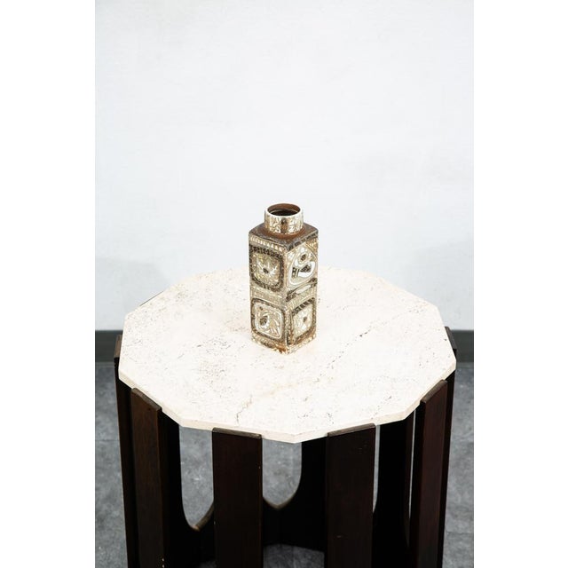 Mid Century Modern Ceramic Vase Royal Copenhagen Nils Thorsson Baca 719 Fajance For Sale In Sacramento - Image 6 of 12