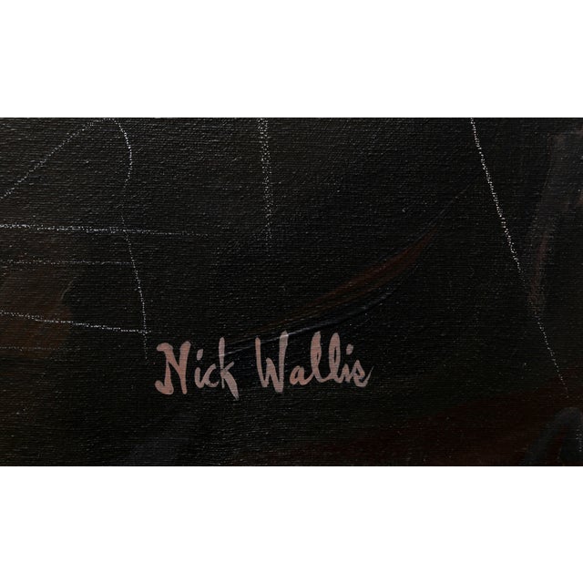 Abstract More Afterthoughts 14, Nick Wallis Acrylic on Canvas, Signed L.r. For Sale - Image 3 of 4